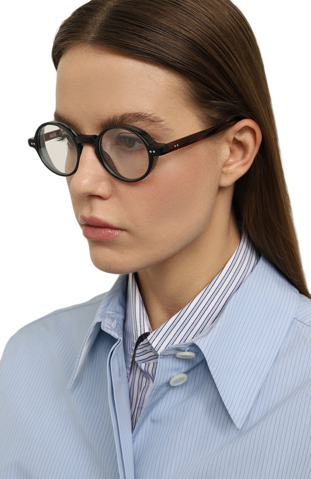 Оправа KALEOS черного цвета по цене 23950 руб., арт. H0PKINS C-005, фото 2 Оправа KALEOS, арт. H0PKINS C-005, фото 2