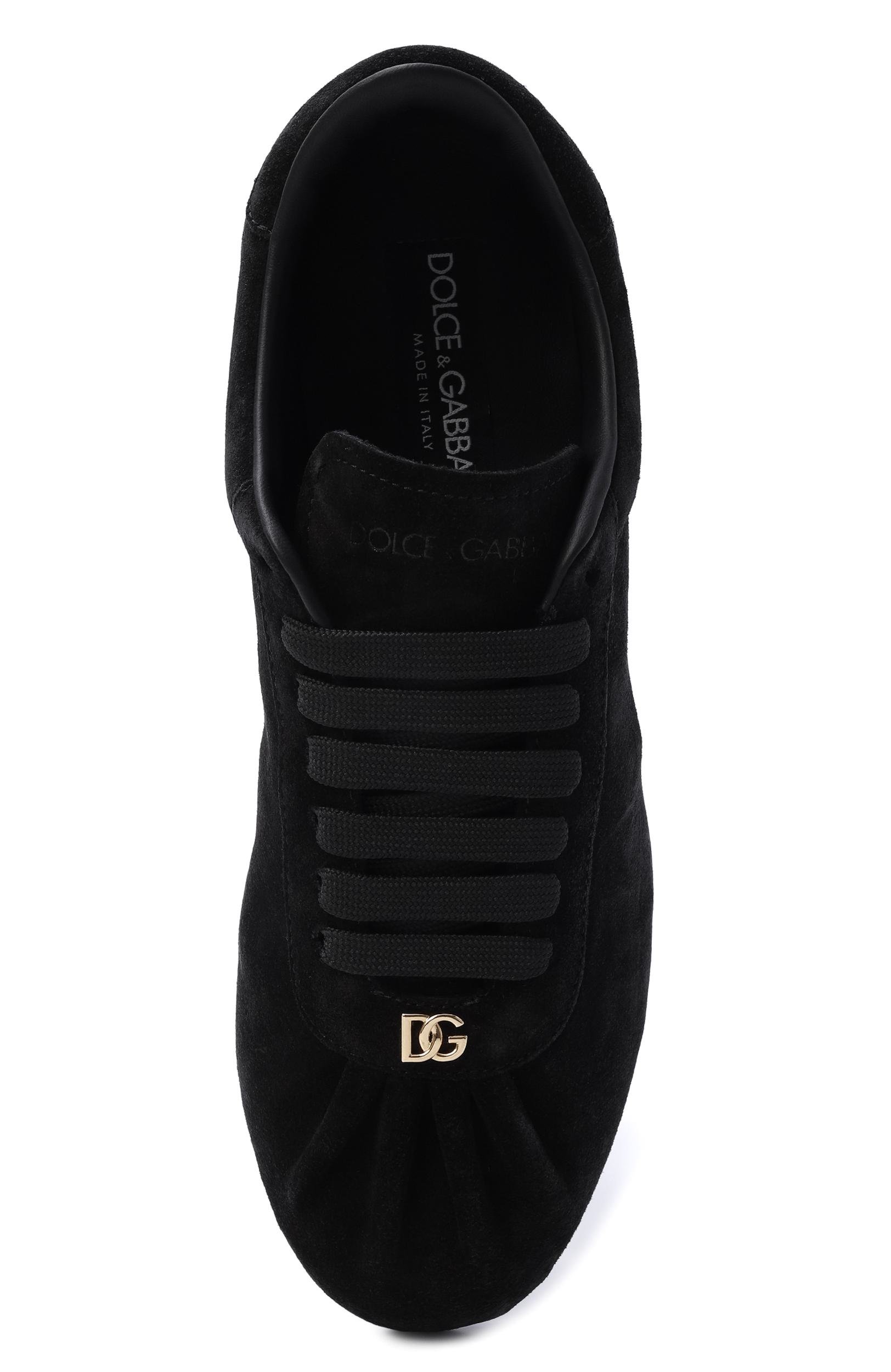 Замшевые кеды soft ballet DOLCE & GABBANA, арт. CK2485/A9U97_001, фото 6