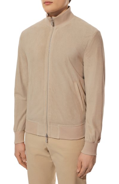 Замшевый бомбер ELEVENTY PLATINUM, арт. E75GBTE11 PEL0E014, фото 3