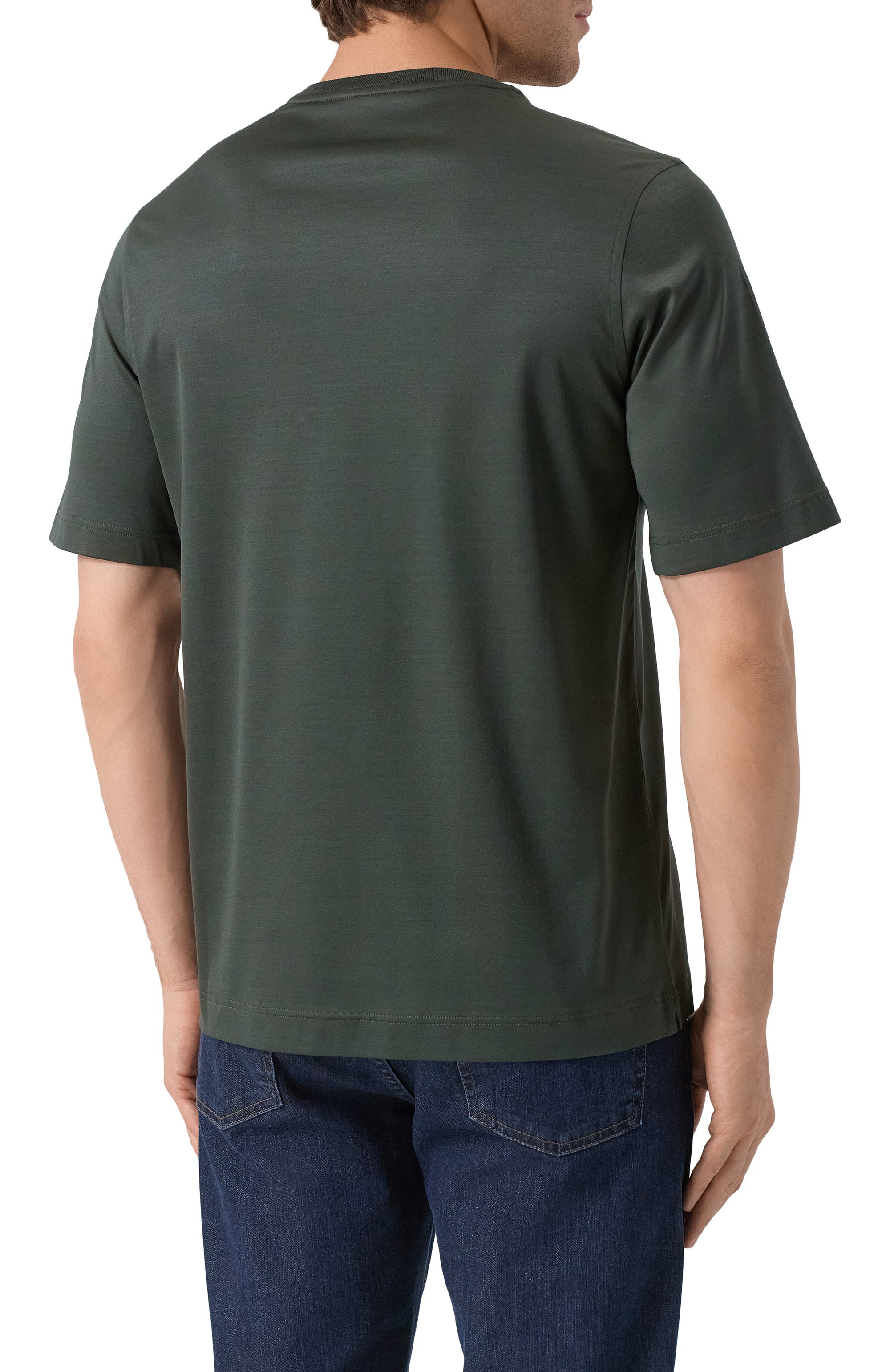 Хлопковая футболка ZILLI, арт. TSR02AM0100VNI000, фото 4