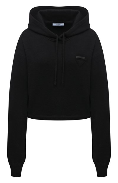 Женский худи из шерсти и кашемира PRADA, арт. 39533-1ZCF-F0002-212