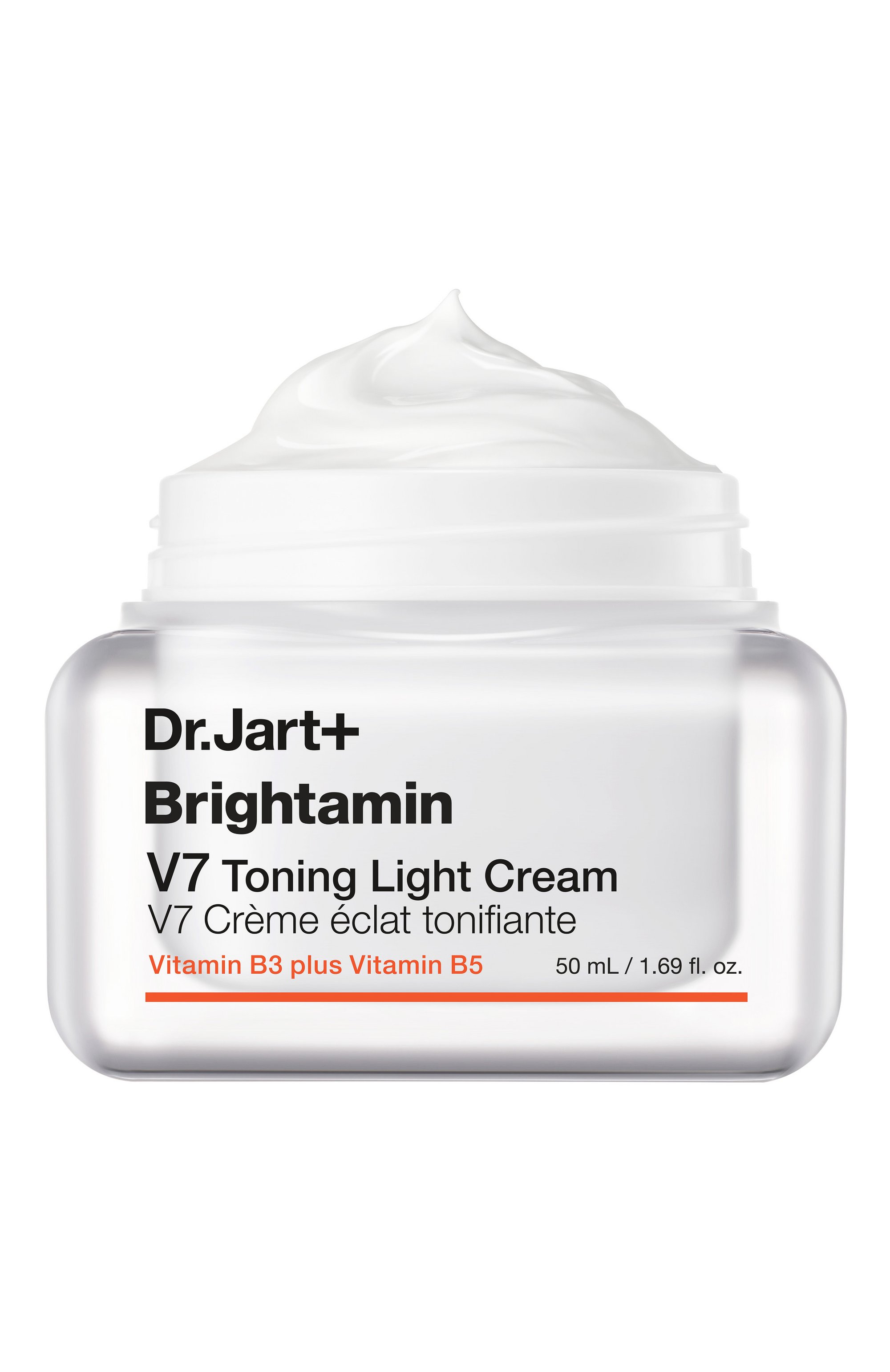 Крем c ниацинамидом и пантенолом для выравнивания тона brightamin toning light cream (50ml) DR.JART+ бесцветного цвета по цене 4600 руб., арт. 8809933611145, фото 2 Крем c ниацинамидом и пантенолом для выравнивания тона brightamin toning light cream (50ml) DR.JART+, арт. 8809933611145, фото 2