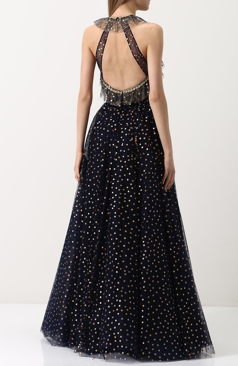 Приталенное платье-макси с открытой спиной JENNY PACKHAM, арт. NND117L, фото 4