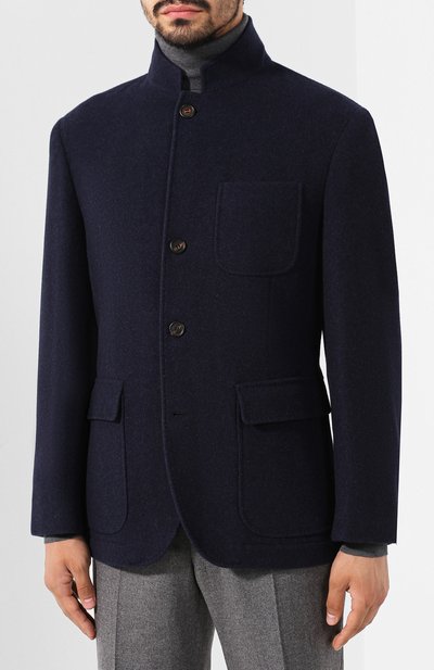 Кашемировая куртка BRUNELLO CUCINELLI синего цвета по цене 559500 руб., арт. MT4976270, фото 3 Кашемировая куртка BRUNELLO CUCINELLI, арт. MT4976270, фото 3