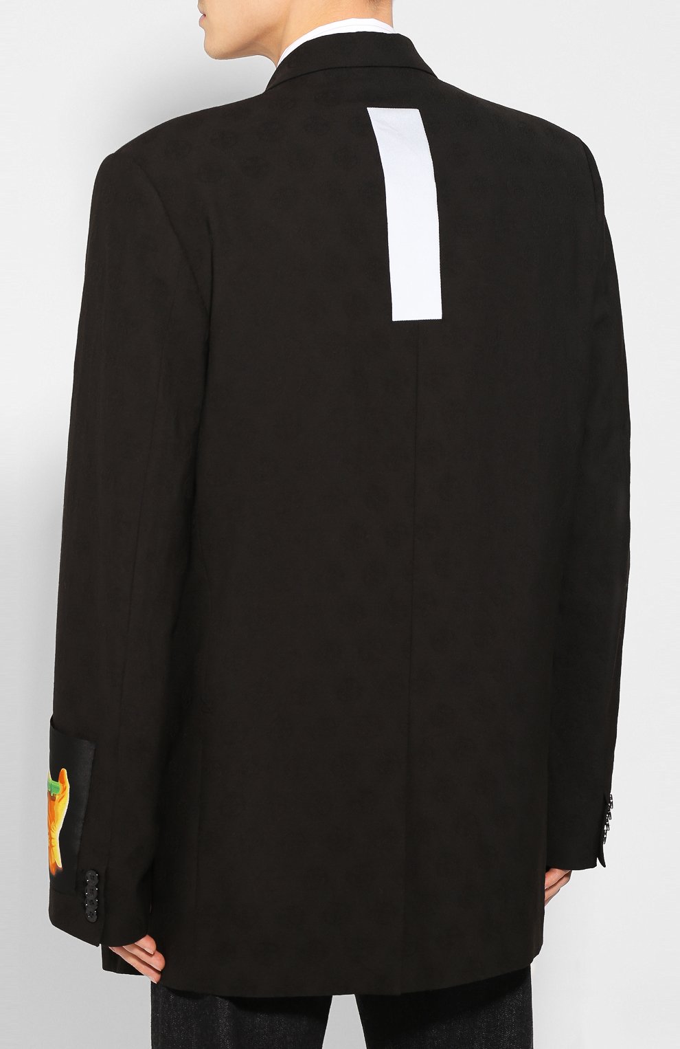 Шерстяной пиджак OFF-WHITE, арт. 0MEF048R20G860131088, фото 4