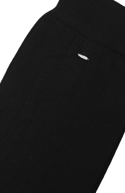 Хлопковые носки Maison Margiela S51TL0051/S17868 Чёрный  S51TL0051/S17868 Фото 2