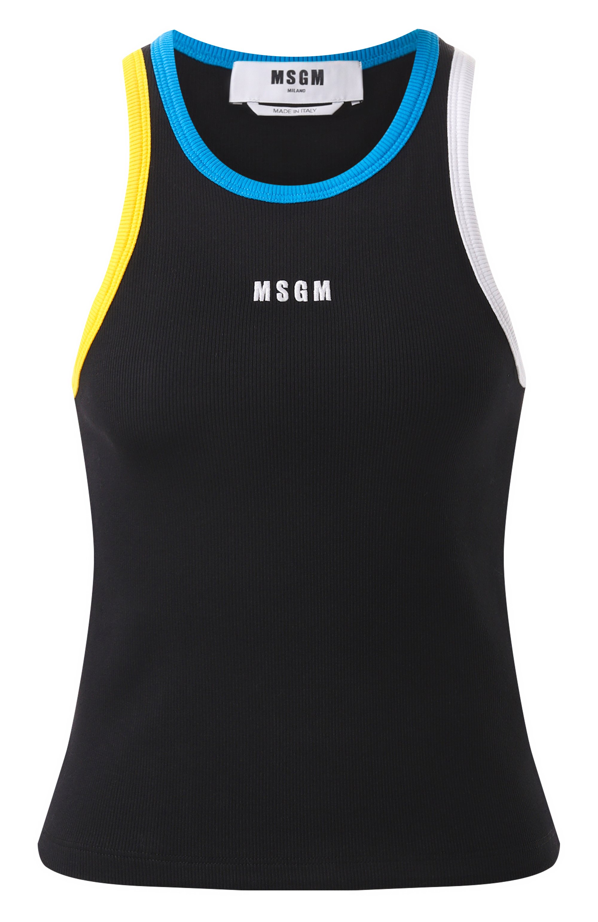 Хлопковая майка MSGM, арт. 3841MDT76/257120, фото 1