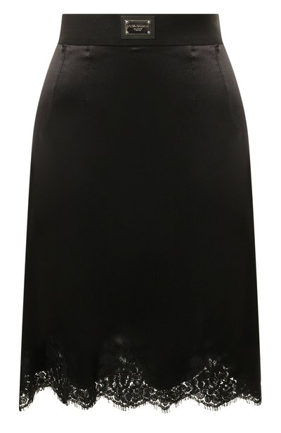 Юбка из шелка и хлопка DOLCE & GABBANA, арт. F4CPPT/FURAG, фото 1