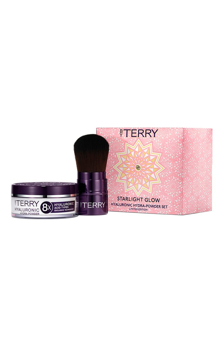 Набор starlight glow hyaluronic hydra powder (10g+1шт.) BY TERRY бесцветного цвета, арт. V24000009 | Фото 1 (Нос: Не проставлено; Региональные ограничения белый список (Axapta Mercury): Не проставлено; Косметика кросс-кт: Макияж)