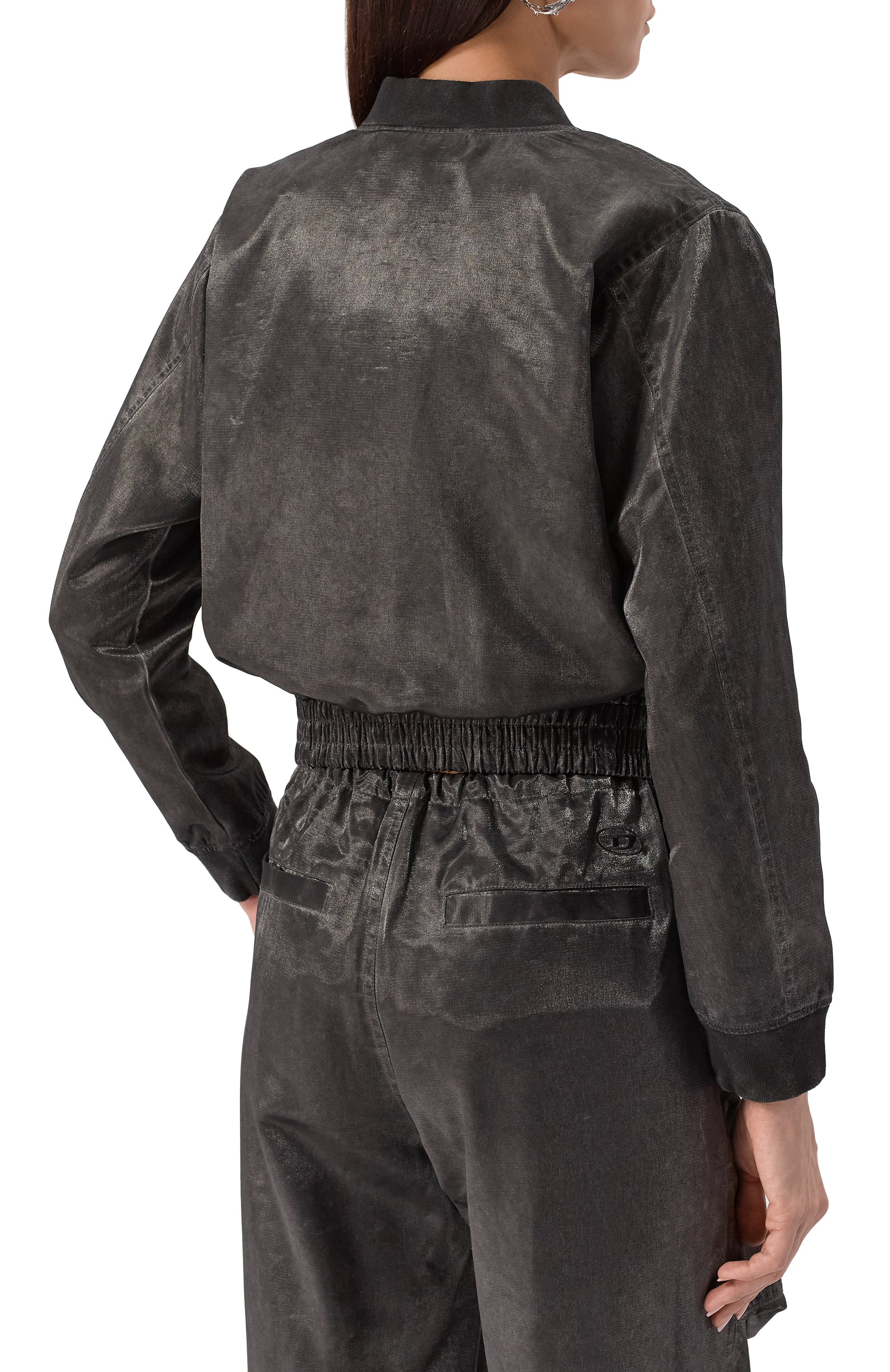 Атласный бомбер DIESEL, арт. A17342/0PKAX, фото 4