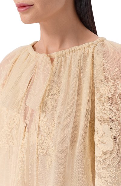 Блузка ZIMMERMANN кремового цвета по цене 157000 руб., арт. 8843TS261, фото 5 Блузка ZIMMERMANN, арт. 8843TS261, фото 5