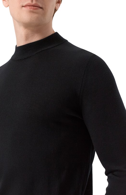 Шерстяной джемпер Andrea Campagna M5625-6687 Чёрный  M5625-6687 Фото 5