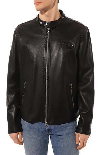 Кожаная куртка DIESEL, арт. A08598/0AJIR, фото 3