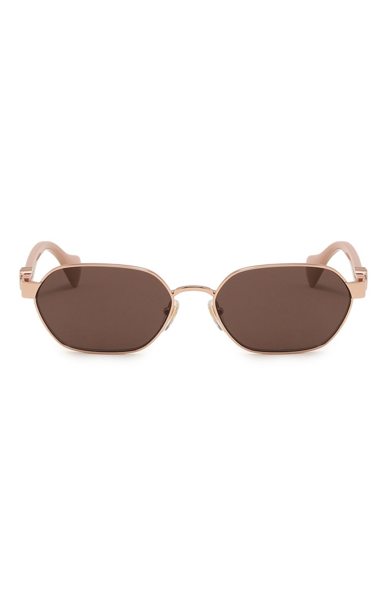 Женские солнцезащитные очки GUCCI коричневого цвета, арт. GG1593S 003 | Фото 3 (Региональные ограничения белый список (Axapta Mercury): Не проставлено; Нос: Не проставлено; Материал: Металл; Тип очков: С/з; Оптика Гендер: оптика-женское)