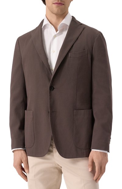 Хлопковый пиджак BOGLIOLI, арт. N1302Q/SA0420, фото 4