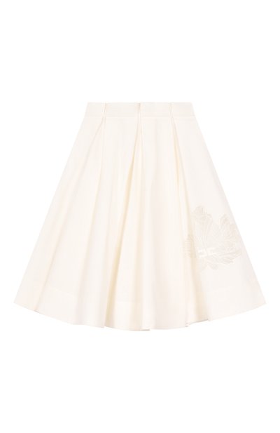 Хлопковая юбка ELISABETTA FRANCHI LA MIA BAMBINA, арт. EFG01890/CA235/4A-8A