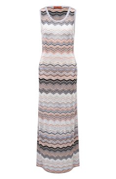 Женское платье из вискозы и хлопка MISSONI разноцветного цвета, арт. DS24SG5E/BK039D | Фото 1 (Стили: Этно; Случай: Повседневный; Материал сплава: Проставлено; Материал внешний: Вискоза; Длина Ж (юбки, платья, шорты): Макси; Драгоценные камни: Проставлено; Женское Кросс-КТ: Платье-одежда)