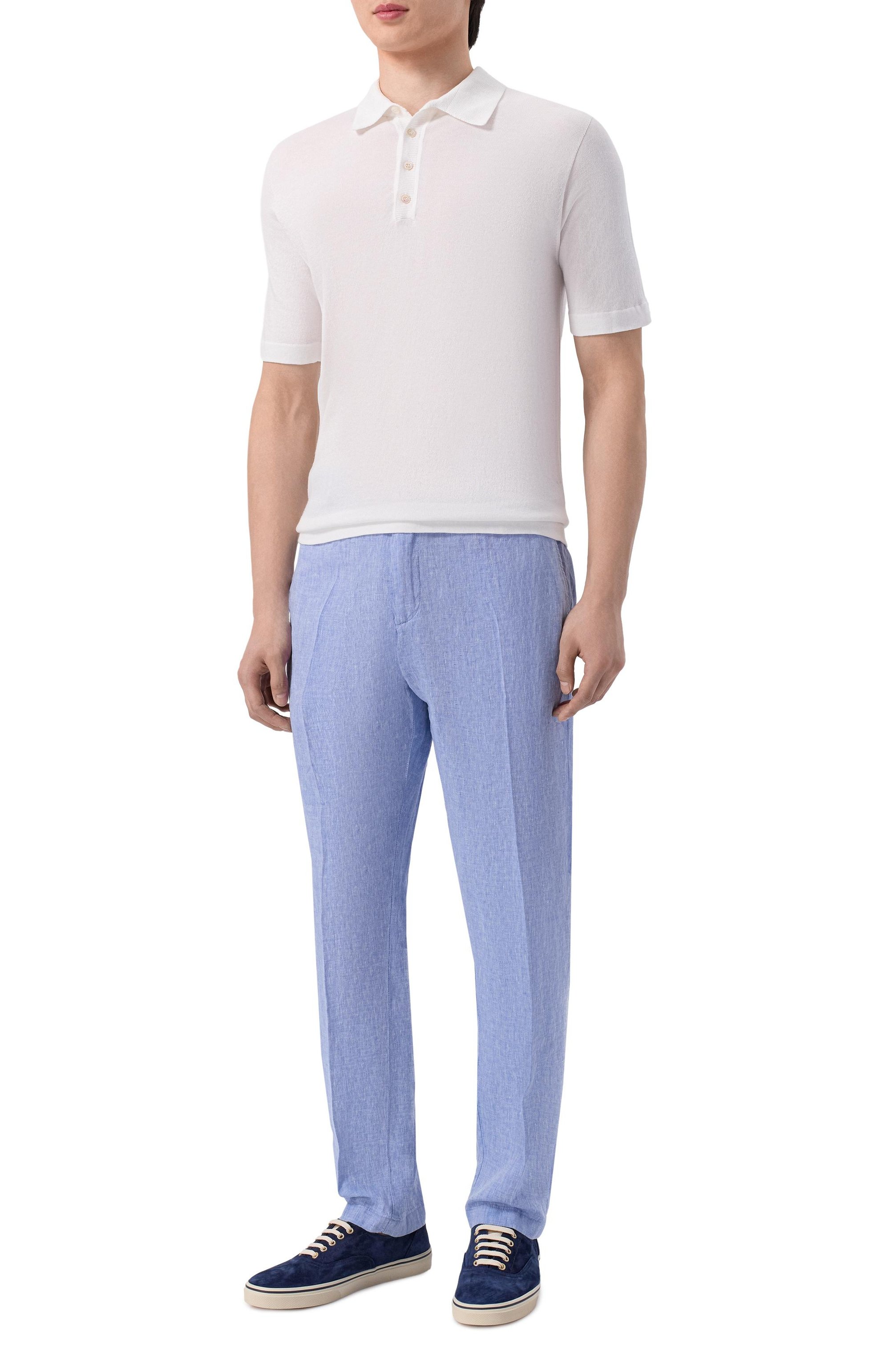 Льняные брюки PAUL&SHARK, арт. 25414041_001, фото 2