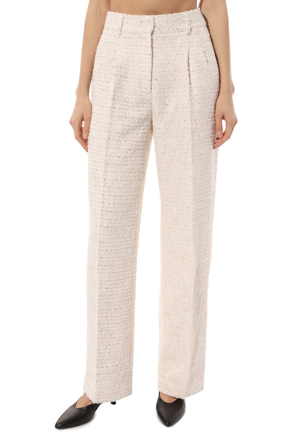 Хлопковые брюки SEVEN LAB бежевого цвета по цене 12600 руб., арт. SPT.02.114.158, фото 3 Хлопковые брюки SEVEN LAB, арт. SPT.02.114.158, фото 3