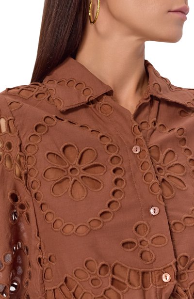 Хлопковая блузка MC2 SAINT BARTH, арт. STBW FEBE/00378H, фото 5