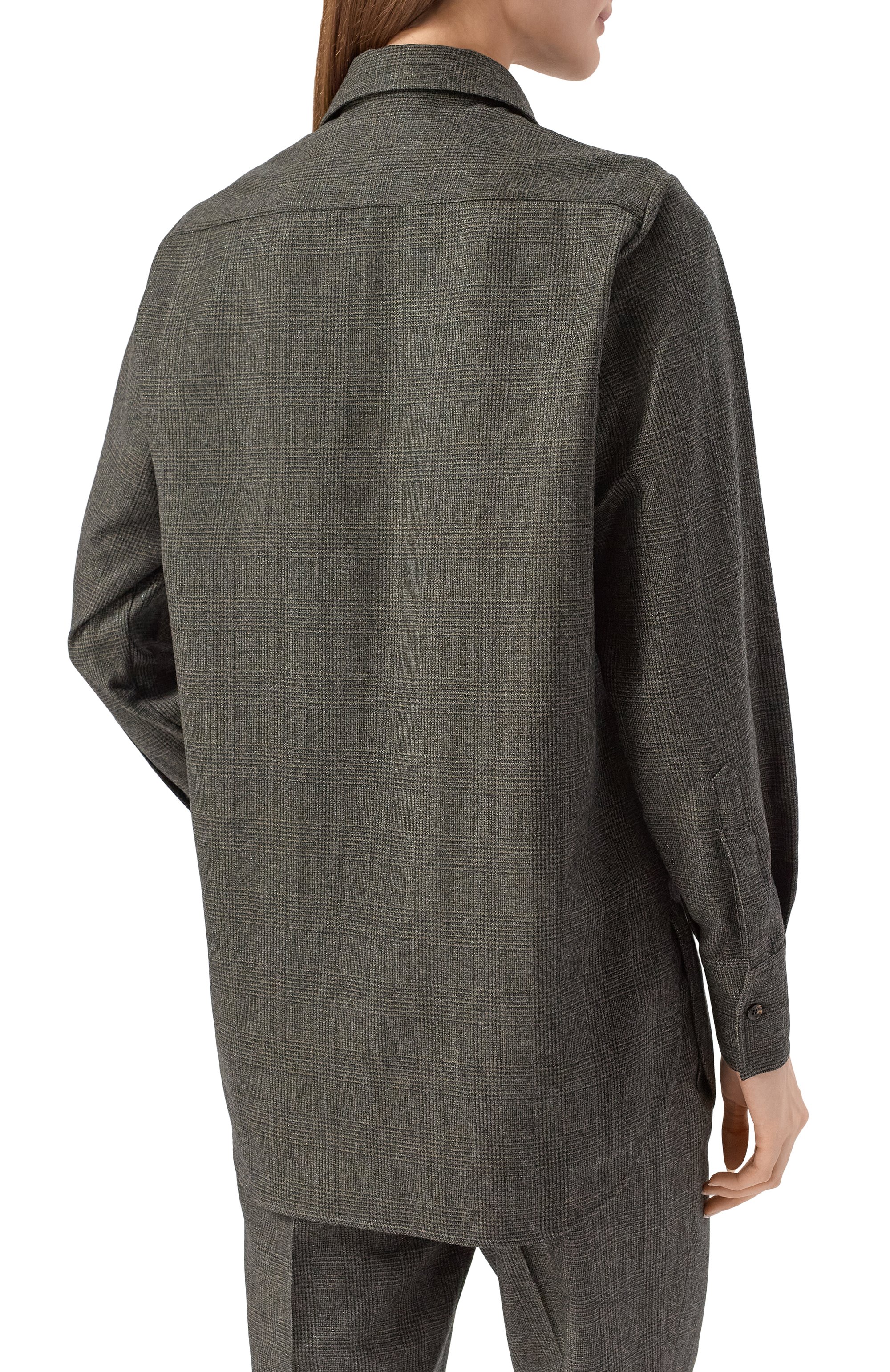 Шерстяная рубашка KITON, арт. D52451K0513G02, фото 4