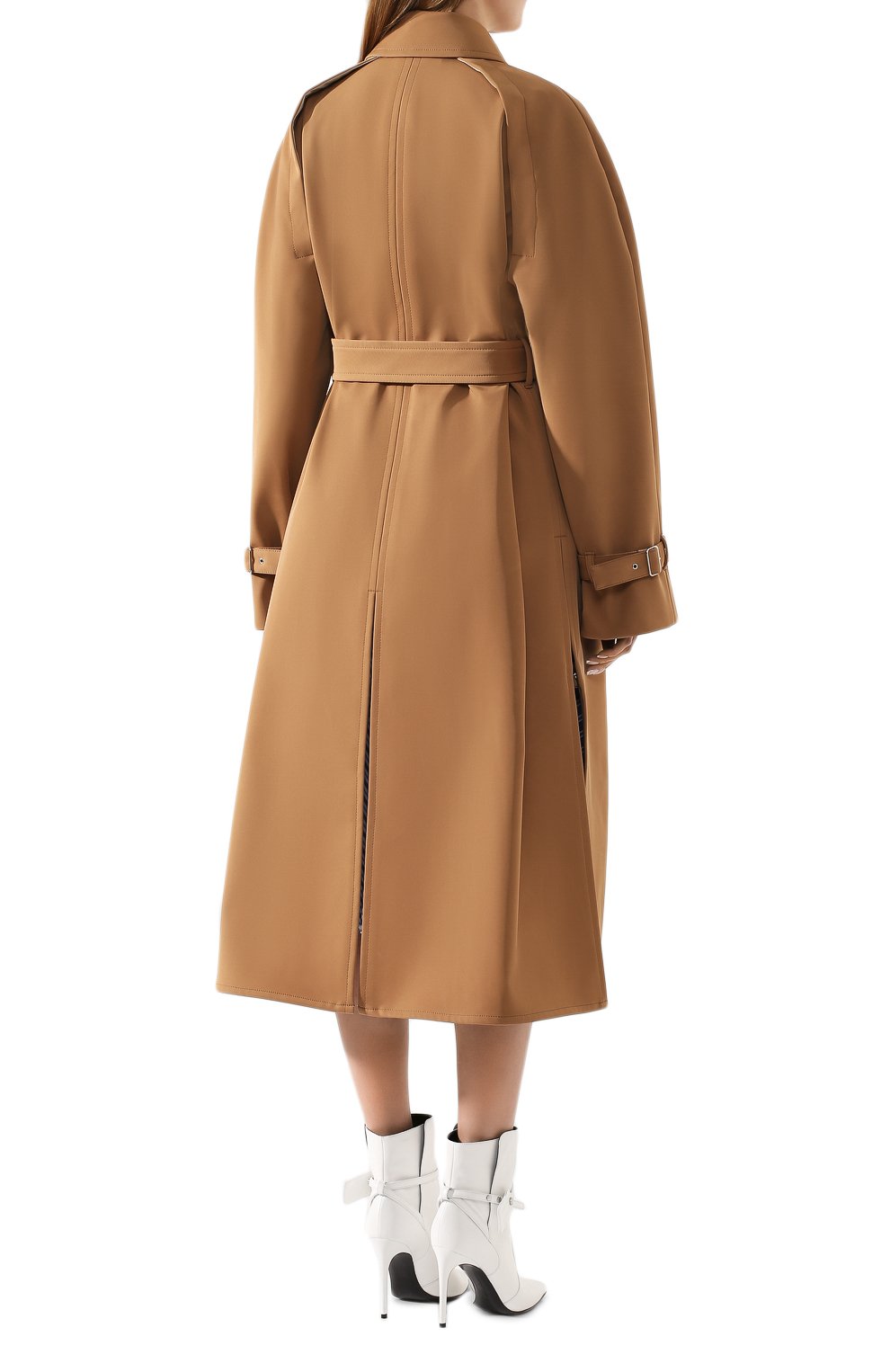 Плащ ACNE STUDIOS коричневого цвета по цене 83200 руб., арт. A90228/W, фото 4 Плащ ACNE STUDIOS, арт. A90228/W, фото 4