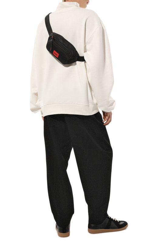 Текстильная поясная сумка HUGO 50503687 Чёрный  50503687 Фото 7