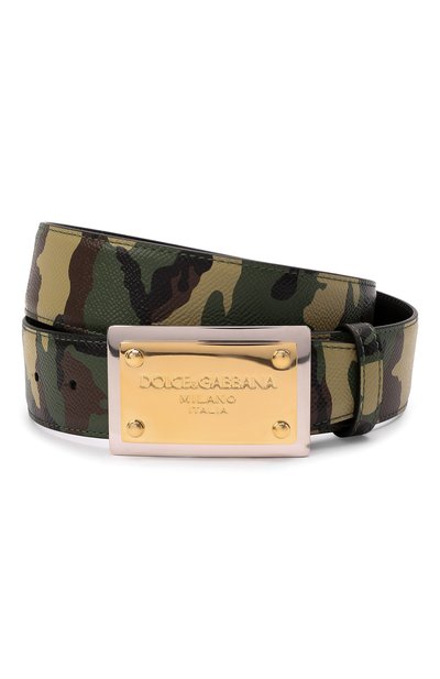 Мужской кожаный ремень DOLCE & GABBANA, арт. BC4676/AQ405