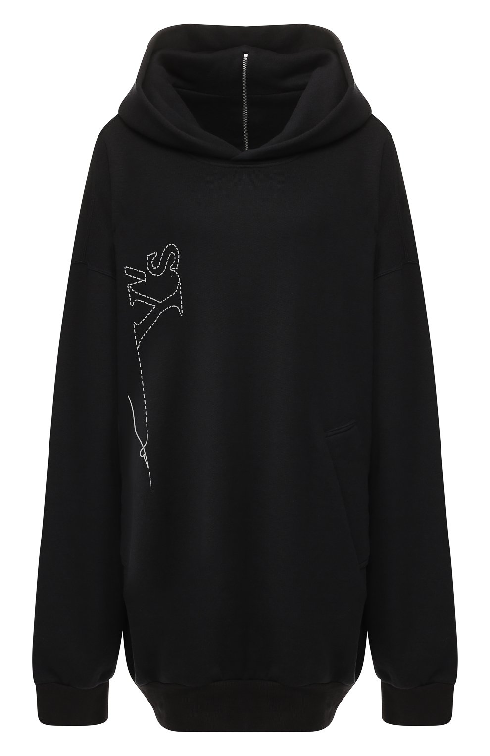 Удлиненное худи YOHJI YAMAMOTO, арт. YJ-T03-671, фото 1