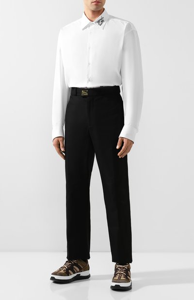 Хлопковая рубашка RAF SIMONS, арт. 192-291A-10000, фото 2