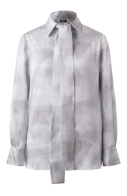 Женская атласная блузка KITON, арт. D48407K0926E02