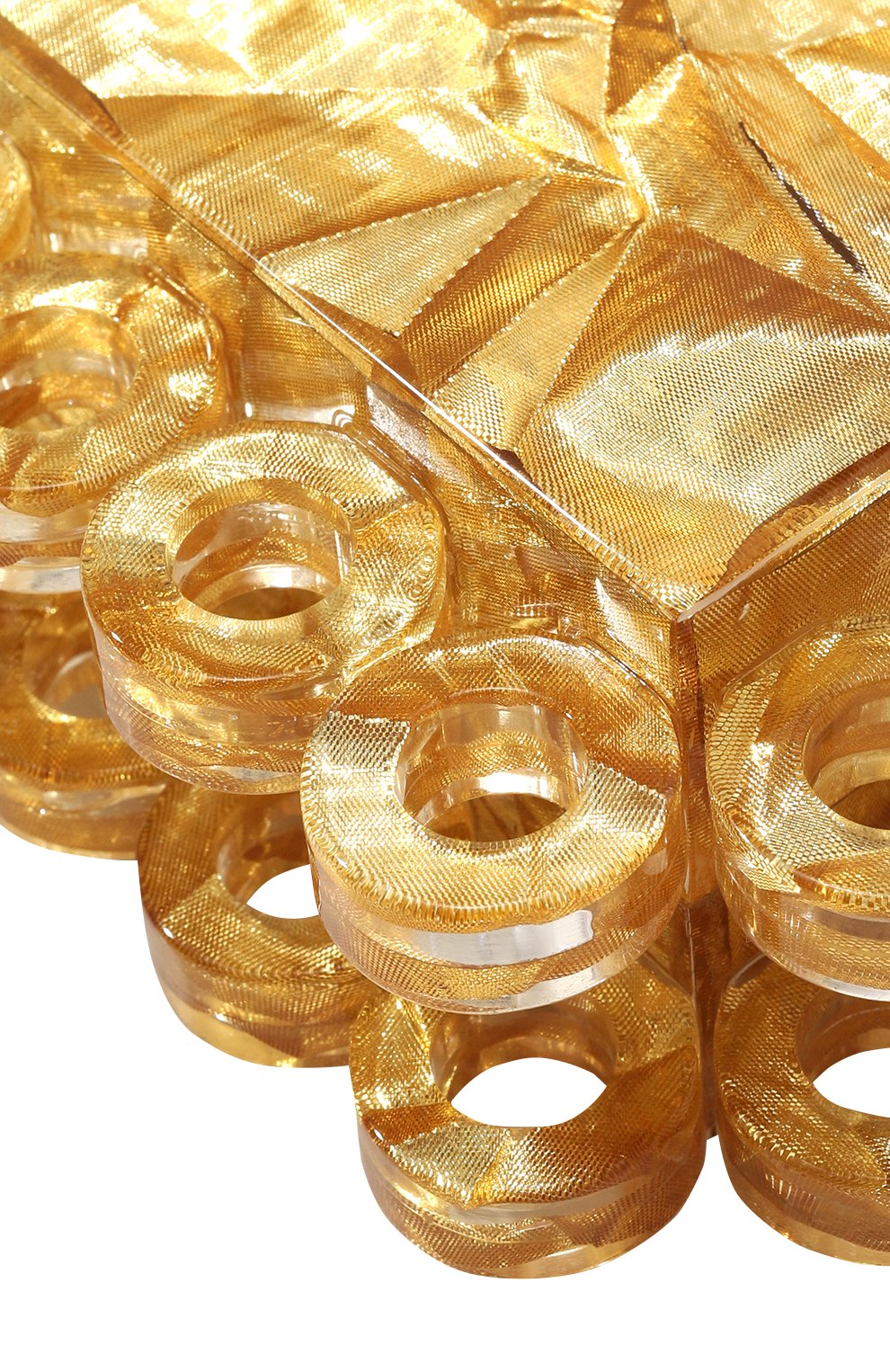 Клатч harlow CULT GAIA золотого цвета по цене 39050 руб., арт. CL1673MC, фото 3 Клатч harlow CULT GAIA, арт. CL1673MC, фото 3