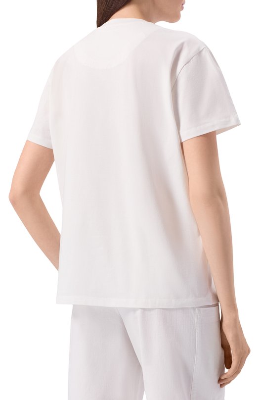 Хлопковая футболка Aeronautica Militare TS2491DJ00675 Белый  TS2491DJ00675 Фото 4