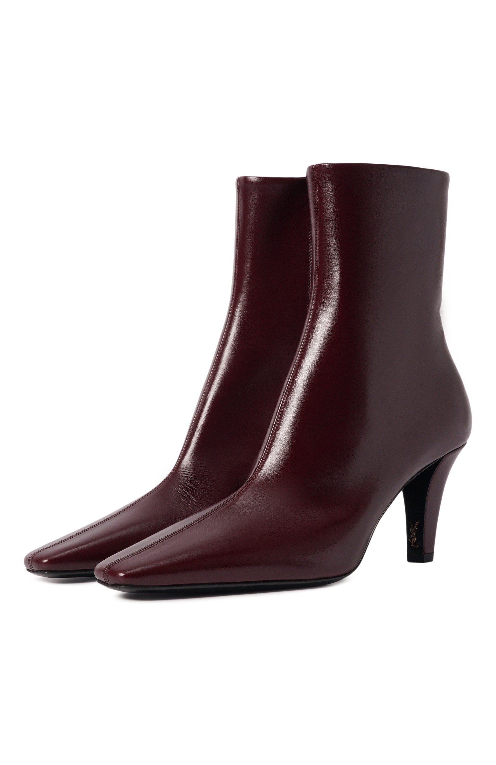 Кожаные ботильоны jill 75 SAINT LAURENT, арт. 806671/AAEHW, фото 1