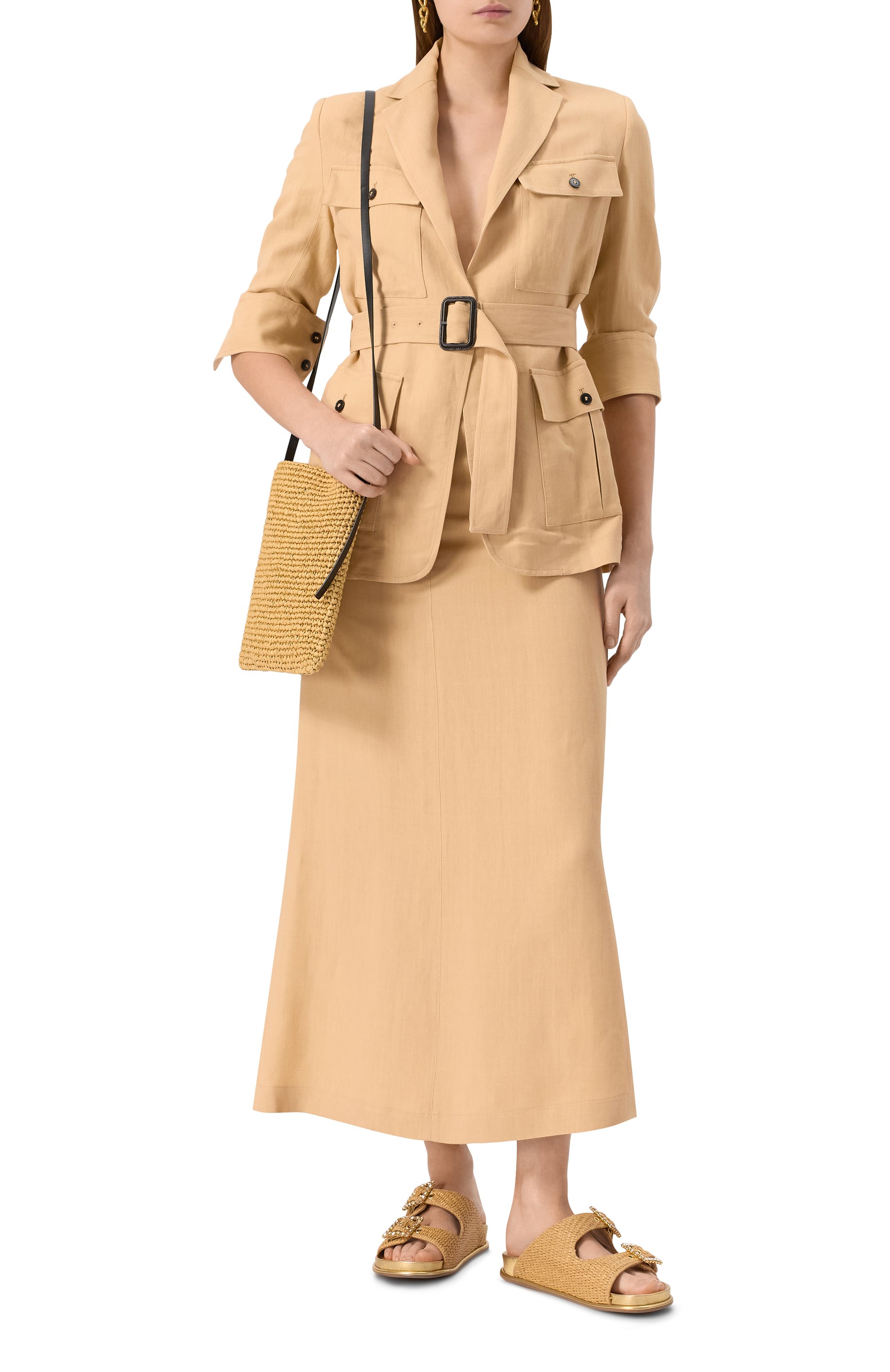 Шлепанцы poolside из рафии LE SILLA бежевого цвета по цене 75300 руб., арт. 3770B040MTPPMA0, фото 2 Шлепанцы poolside из рафии LE SILLA, арт. 3770B040MTPPMA0, фото 2