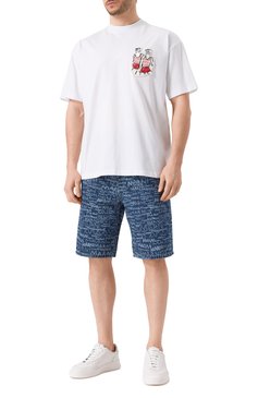 Мужская хлопковая футболка MSGM белого цвета, арт. 3840MM140/257002 | Фото 2 (Материал сплава: Проставлено; Рукава: Короткие; Длина (для топов): Стандартные; Драгоценные камни: Проставлено; Стили: Кэжуэл; Принт: С принтом; Материал внешний: Хлопок; Кросс-КТ: Джерси; Мужское Кросс-КТ: Футболка-одежда)