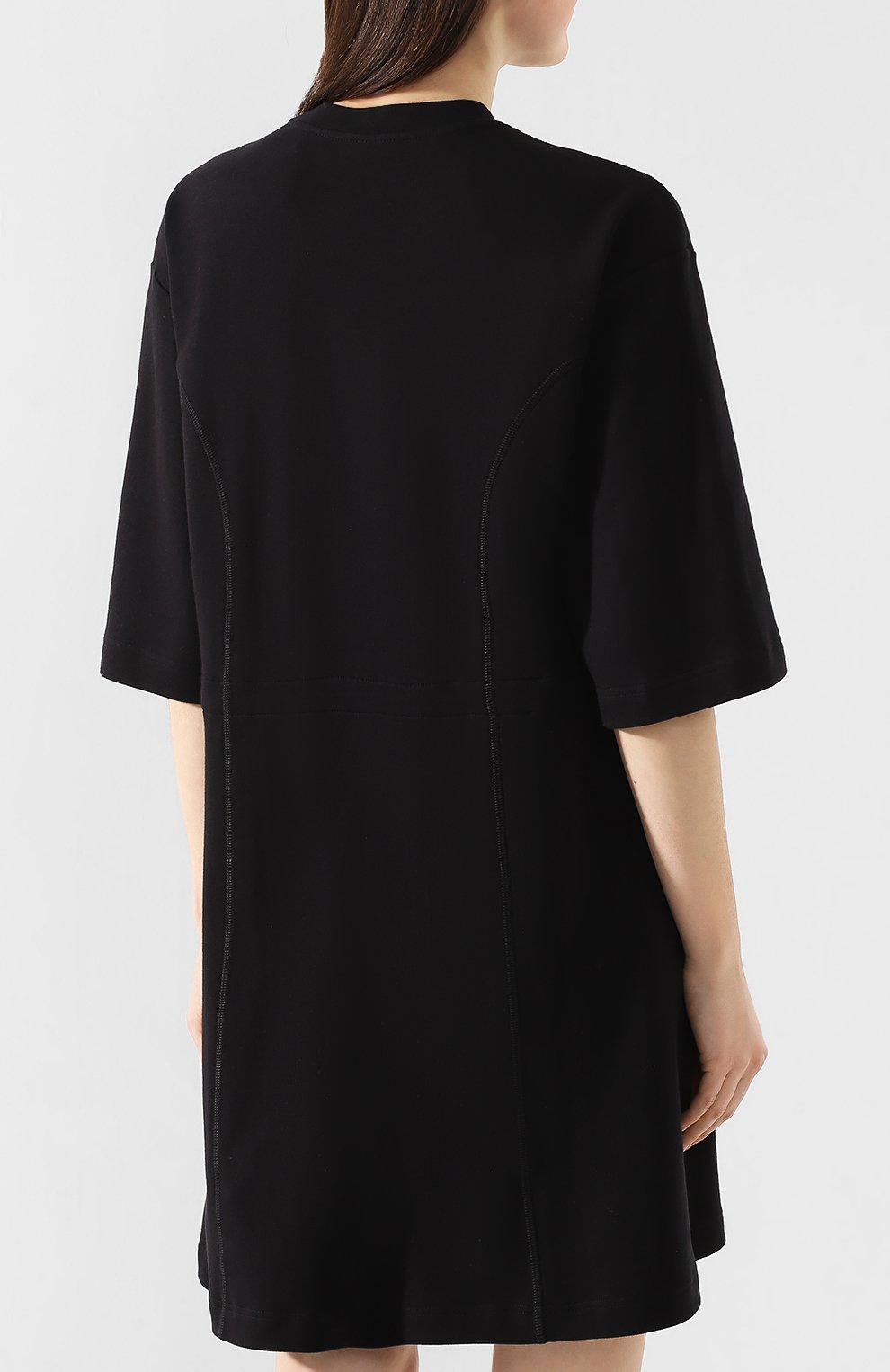 Хлопковое платье OFF-WHITE, арт. 0WDB222R20H840951001, фото 4