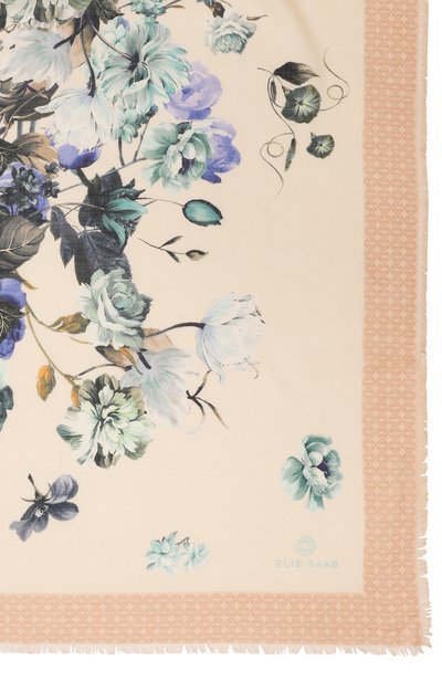 Шаль из шелка и шерсти ELIE SAAB, арт. SE1414SS459, фото 4