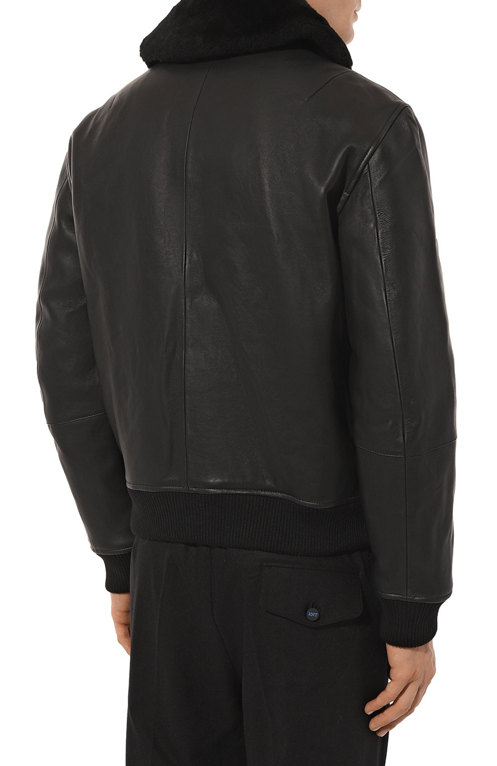 Кожаный бомбер YVES SALOMON, арт. 25WHV20165AGAN, фото 4