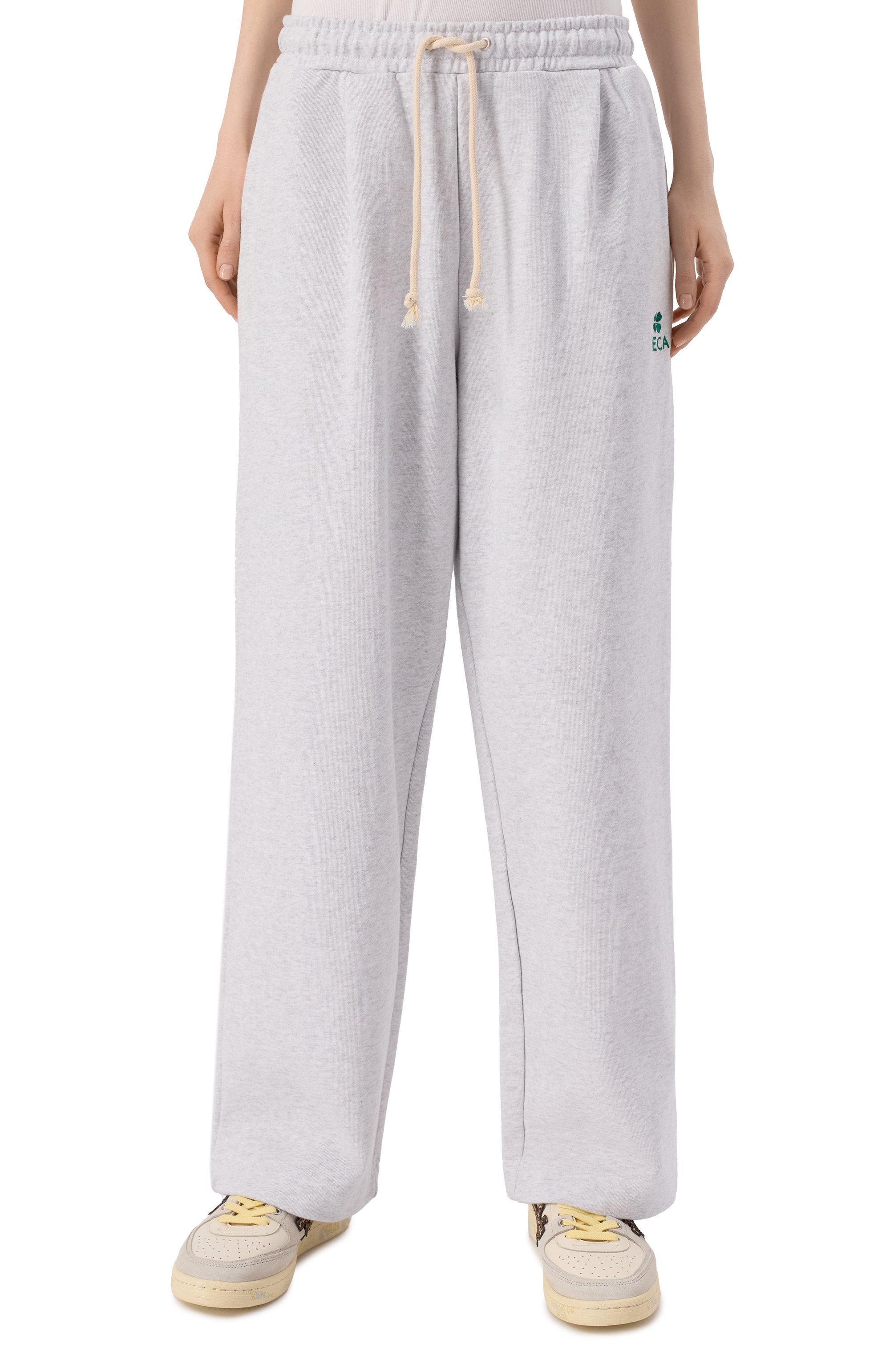 Хлопковые брюки AECA WHITE, арт. AWCMFWBDBPLSO001C0.LIGHT GREY (S), фото 3