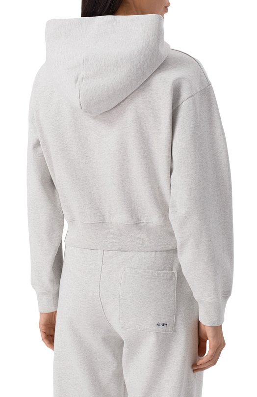 Хлопковая толстовка Sporty and Rich ST068627666GY03 Серый  ST068627666GY03 Фото 4