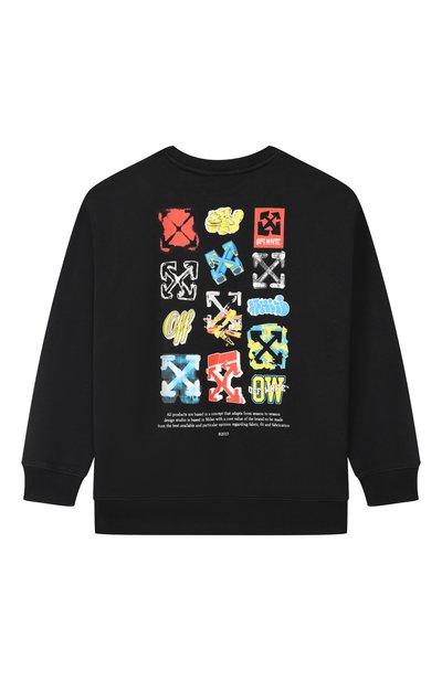 Хлопковый свитшот OFF-WHITE, арт. 0BBA001S26FLE006, фото 2