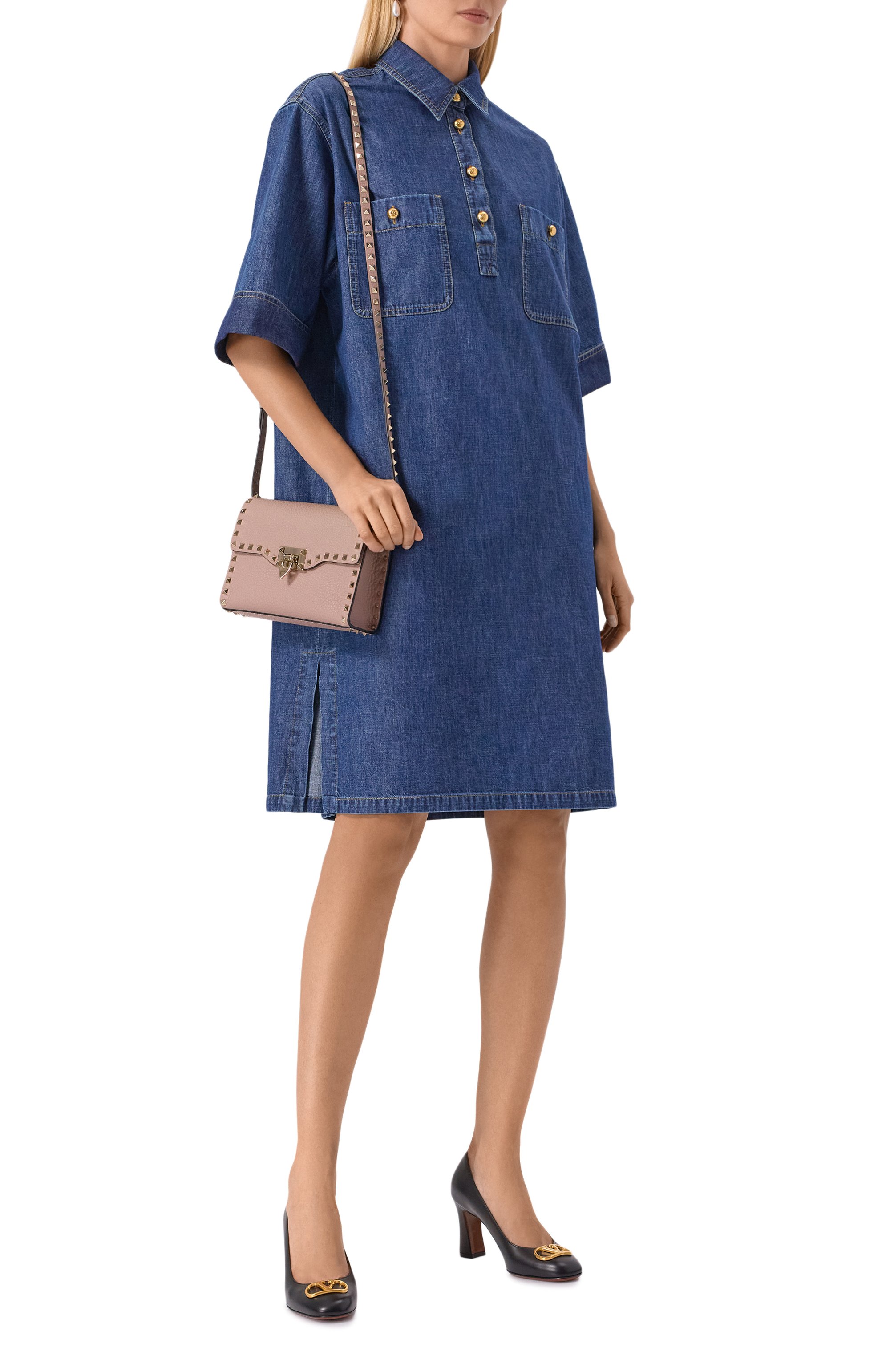 Джинсовое платье VALENTINO, арт. 7B3DA02U/7MR, фото 2