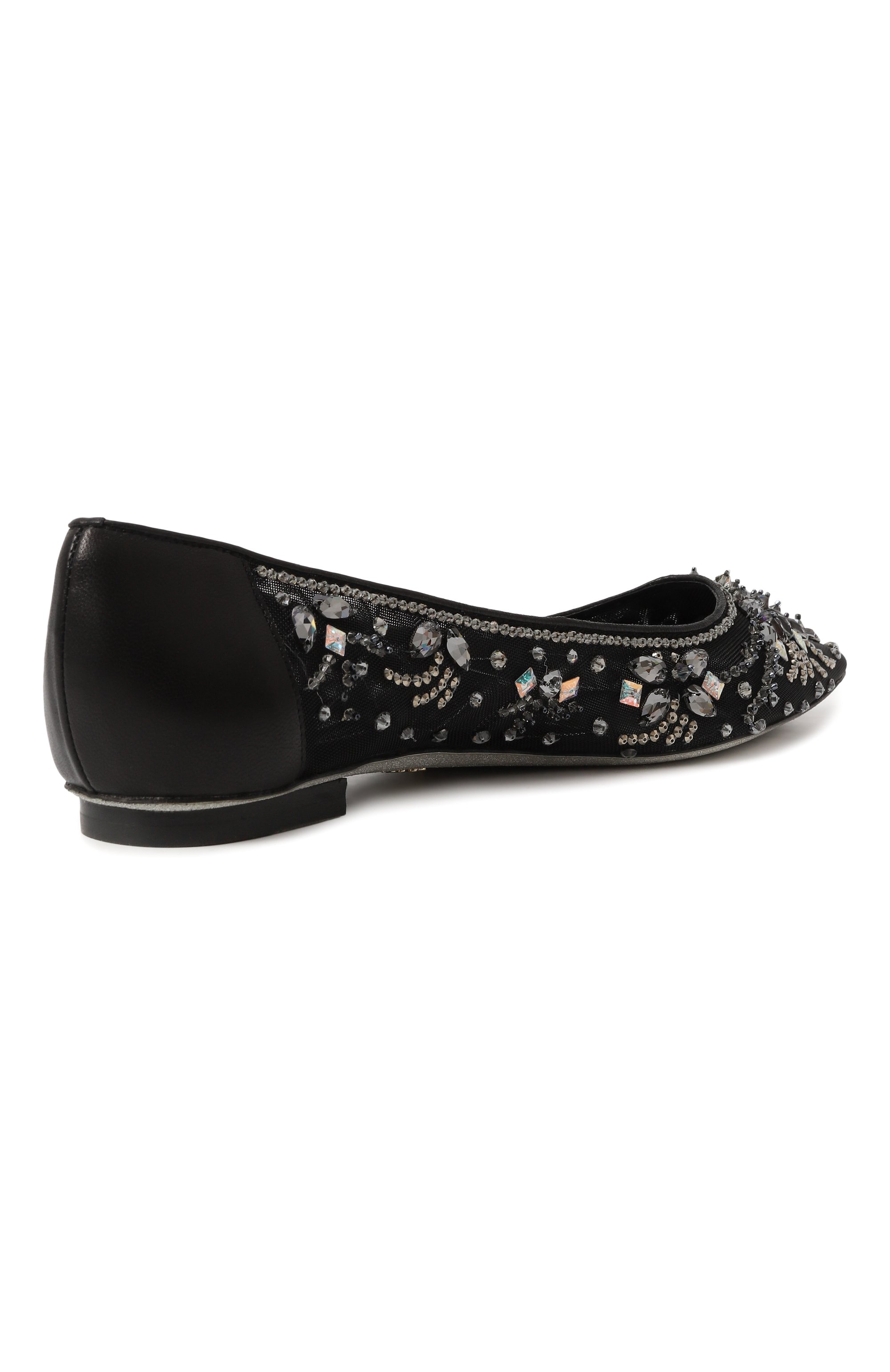 Текстильные балетки cinderella RENE CAOVILLA, арт. C11911-010/CRIN, фото 5