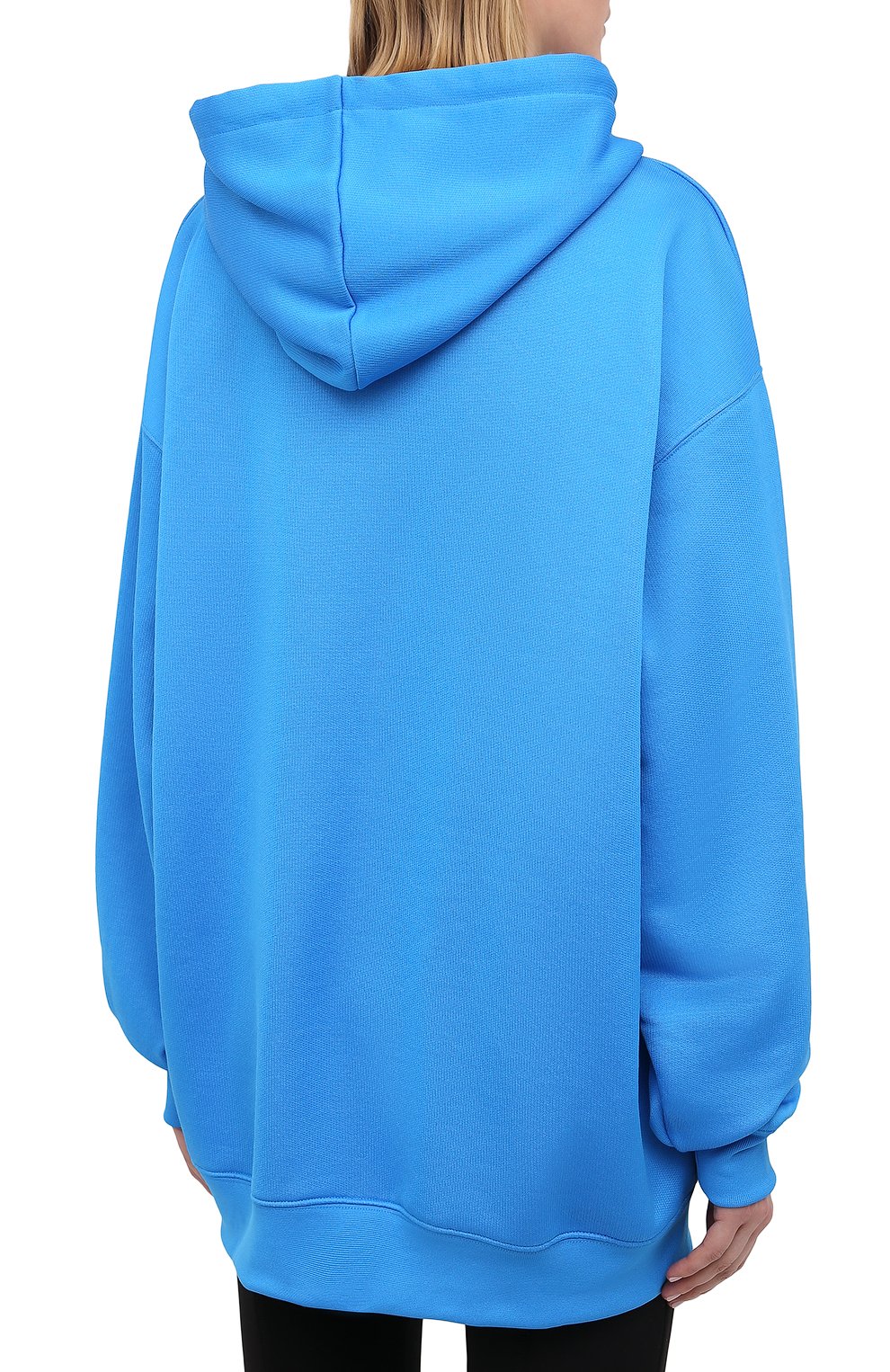 Хлопковое худи ACNE STUDIOS голубого цвета по цене 36250 руб., арт. CI0065/W, фото 4 Хлопковое худи ACNE STUDIOS, арт. CI0065/W, фото 4