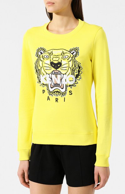 Хлопковый свитшот KENZO, арт. 2SW7054XA, фото 3