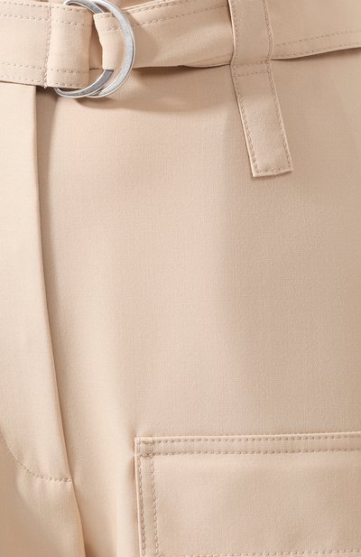 Шерстяные брюки STELLA MCCARTNEY бежевого цвета по цене 56650 руб., арт. 600604/S0A41, фото 5 Шерстяные брюки STELLA MCCARTNEY, арт. 600604/S0A41, фото 5