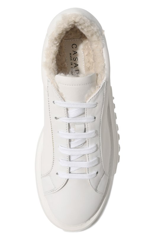 Кожаные кеды Nexus Casadei 2X924Z0711T04349999 Белый  2X924Z0711T04349999 Фото 6