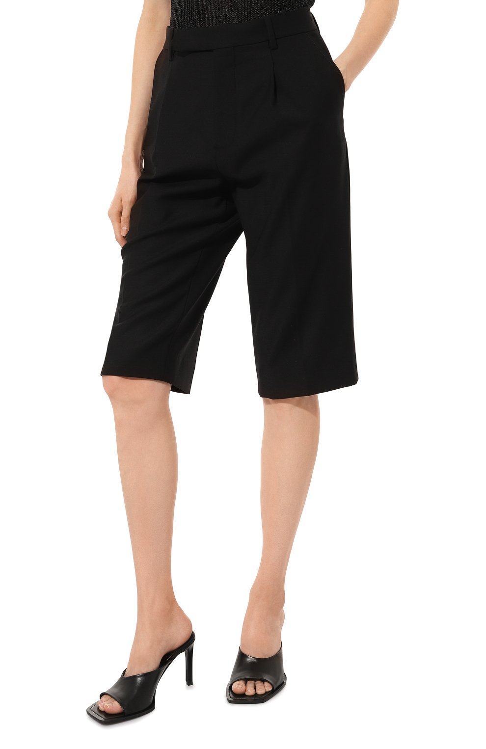 Шерстяные шорты GOOROO черного цвета по цене 49140 руб., арт. USR001-3000-900-S23, фото 3 Шерстяные шорты GOOROO, арт. USR001-3000-900-S23, фото 3