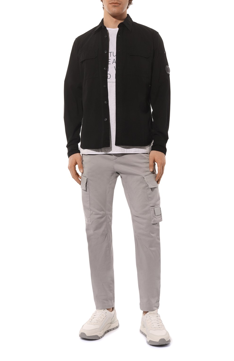 Хлопковые брюки C.P. COMPANY, арт. 14CMPA106A-005694G, фото 2